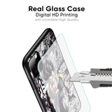 Dragon Anime Art Glass Case for Vivo V30e