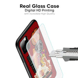 Gryffindor Glass Case for Poco X6 5G