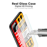 Handle With Care Glass Case for Vivo T3 Pro 5G