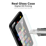 Magical Words Glass Case for Redmi Note 14 5G