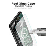 Green Camo Circuit Glass Case for Oppo A54