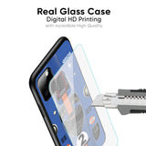 Car Adiction Glass Case for Redmi Note 11 SE