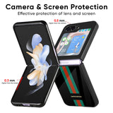 Tricolor Palette Glass Case for Samsung Galaxy Z Flip5 5G