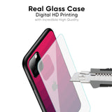 Wavy Pink Pattern Glass Case for iPhone 16