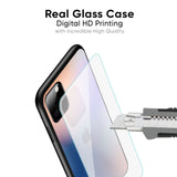 Blue Mauve Gradient Glass Case for iPhone 16 Pro