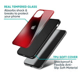 Red Garnet Glass Case for Apple iPhone 16e