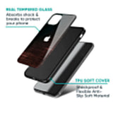 Wooden Mat Glass Case for Apple iPhone 16e