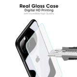 Wheat Cream Wavy Glass Case for iPhone 16 Pro Max