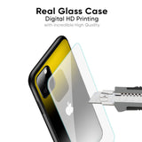 Yellow Shadow Glass Case for iPhone 16 Pro