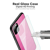 Pink Ribbon Caddy Glass Case for Oppo F27 Pro Plus