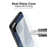 Navy Blue Ombre Glass Case for Oppo F27 Pro Plus