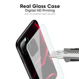 Red Thunder Glass Case for Samsung Galaxy S24 FE 5G