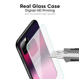 Pink Burn Gradient Glass Case for Samsung Galaxy S24 FE 5G