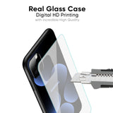 Five Blue Spots Glass Case for Samsung Galaxy M55s