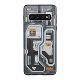 Retro Futuristic Samsung Galaxy S10 Glass Back Cover Online