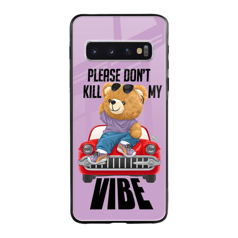 Don't Kill My Vibe Samsung Galaxy S10 Glass Back Cover Online