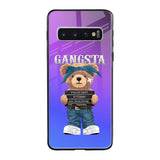 Gangsta Bear Samsung Galaxy S10 Glass Back Cover Online