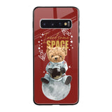 Astronaut Bear Samsung Galaxy S10 Glass Back Cover Online