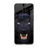 Angry Black Leopard Oppo F11 Pro Glass Back Cover Online