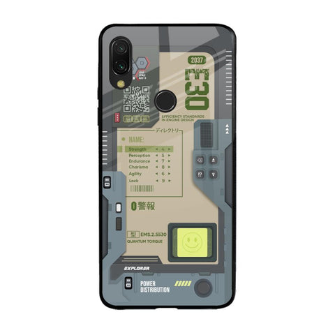 Art Station Xiaomi Redmi Note 7S Glass Back Cover Online