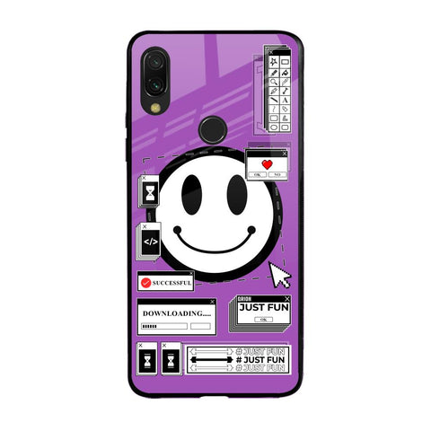 Code with Smile Xiaomi Redmi Note 7S Glass Back Cover Online