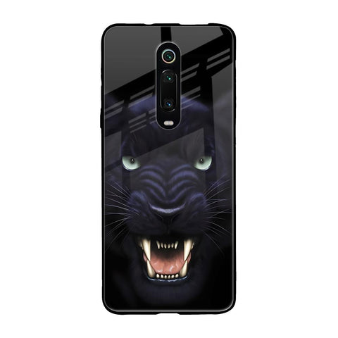 Angry Black Leopard Xiaomi Redmi K20 Glass Back Cover Online