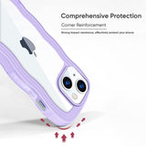 Purple Wavy Back Cover for iPhone