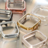 Gold Single Halo Crystal Bumper Case