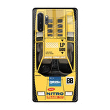 Yellow Racing Car Samsung Galaxy Note 10 Plus Glass Back Cover Online