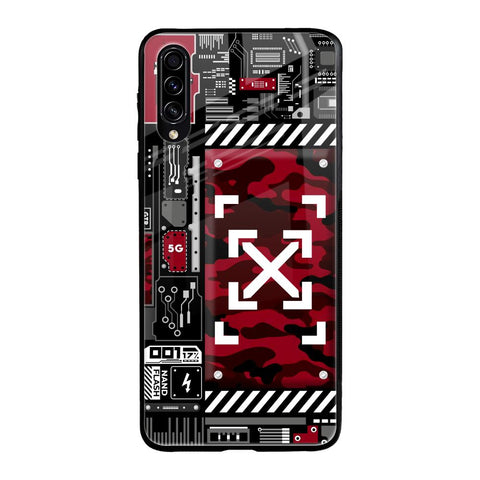 Technology Art Samsung Galaxy A30s Glass Back Cover Online