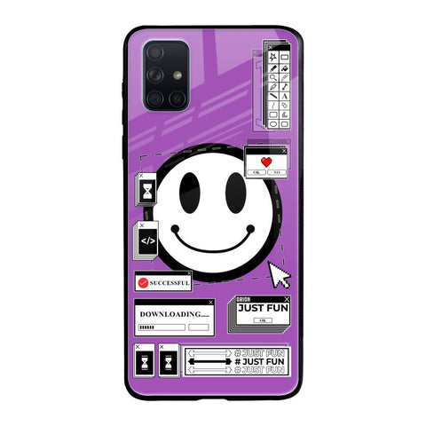 Code with Smile Samsung Galaxy A51 Glass Back Cover Online