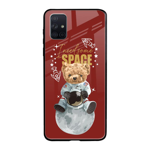 Astronaut Bear Samsung Galaxy A51 Glass Back Cover Online