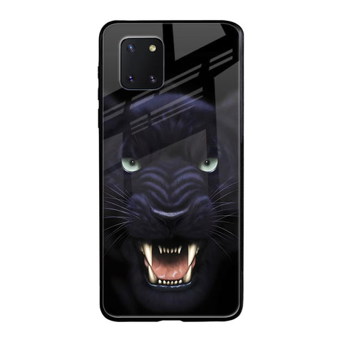 Angry Black Leopard Samsung Galaxy Note 10 lite Glass Back Cover Online