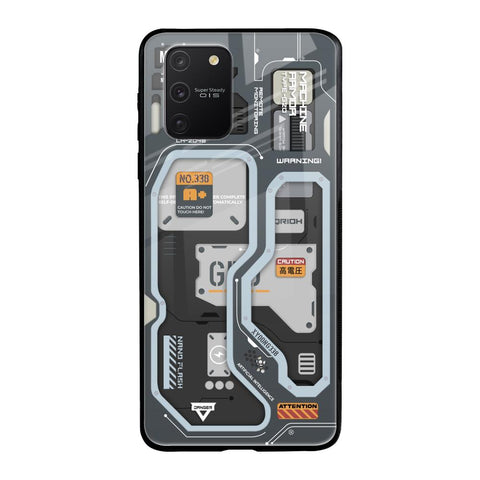 Retro Futuristic Samsung Galaxy S10 lite Glass Back Cover Online