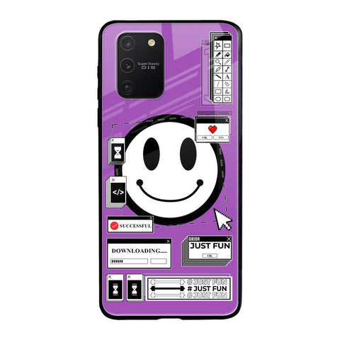 Code with Smile Samsung Galaxy S10 lite Glass Back Cover Online