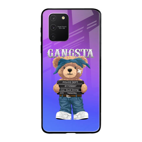 Gangsta Bear Samsung Galaxy S10 lite Glass Back Cover Online