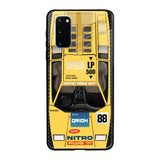 Yellow Racing Car Samsung Galaxy S20 Glass Back Cover Online