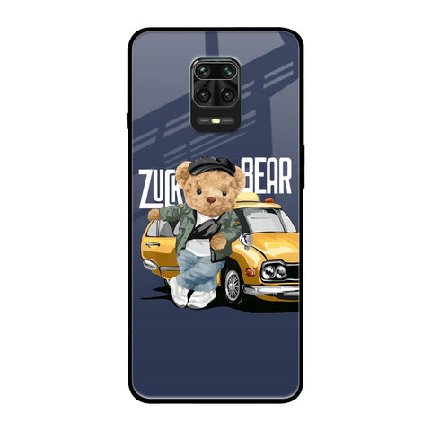 Adventurous Bear Redmi Note 9 Pro Max Glass Back Cover Online