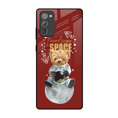 Astronaut Bear Samsung Galaxy Note 20 Glass Back Cover Online