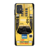 Yellow Racing Car Samsung Galaxy M51 Glass Back Cover Online