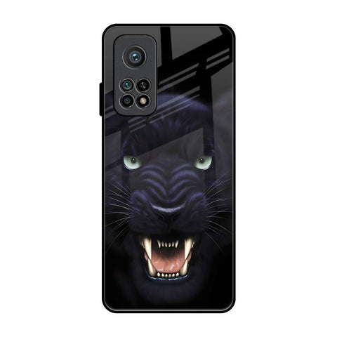 Angry Black Leopard Xiaomi Mi 10T Pro Glass Back Cover Online