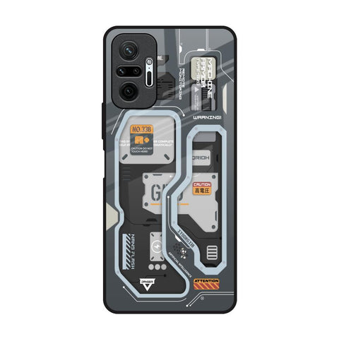 Retro Futuristic Redmi Note 10 Pro Glass Back Cover Online