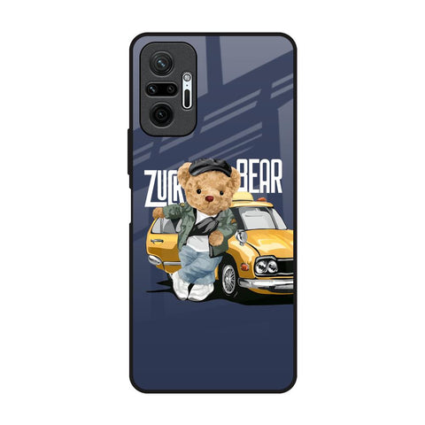 Adventurous Bear Redmi Note 10 Pro Glass Back Cover Online