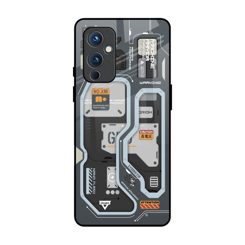 Retro Futuristic OnePlus 9 Glass Back Cover Online