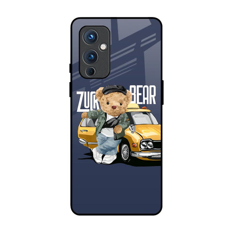 Adventurous Bear OnePlus 9 Glass Back Cover Online