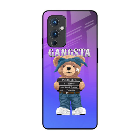 Gangsta Bear OnePlus 9 Glass Back Cover Online