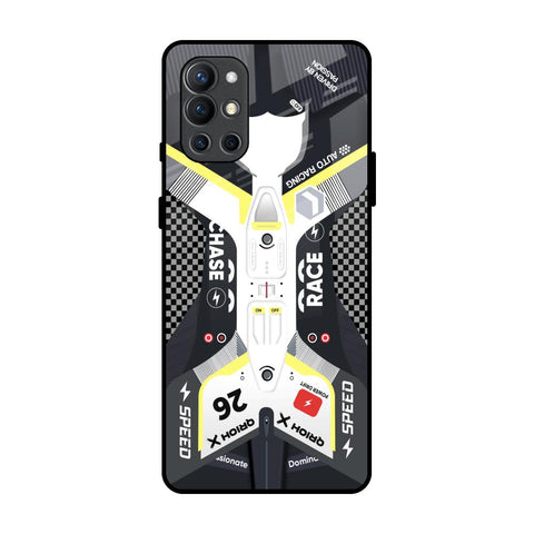 Car Enthusiast OnePlus 9R Glass Back Cover Online