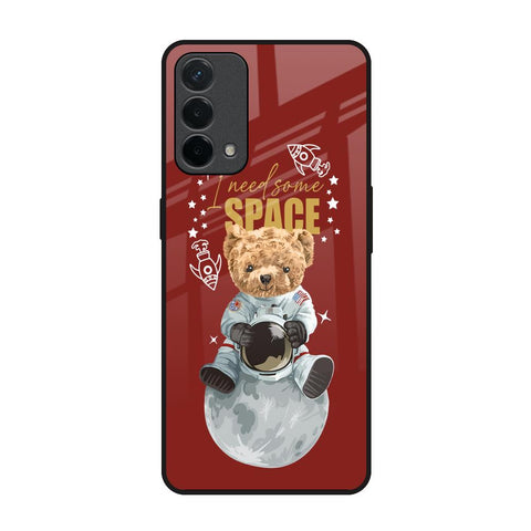 Astronaut Bear Oppo F19 Glass Back Cover Online