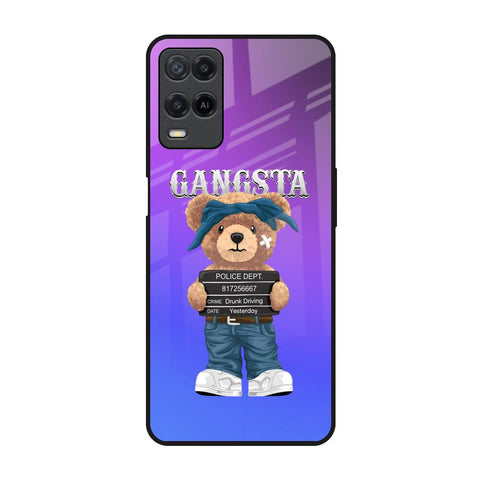 Gangsta Bear Oppo A54 Glass Back Cover Online