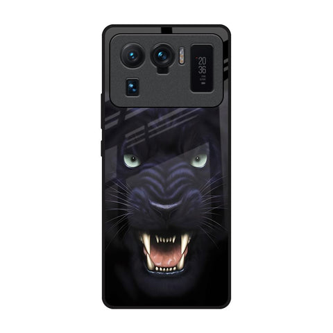 Angry Black Leopard Mi 11 Ultra Glass Back Cover Online